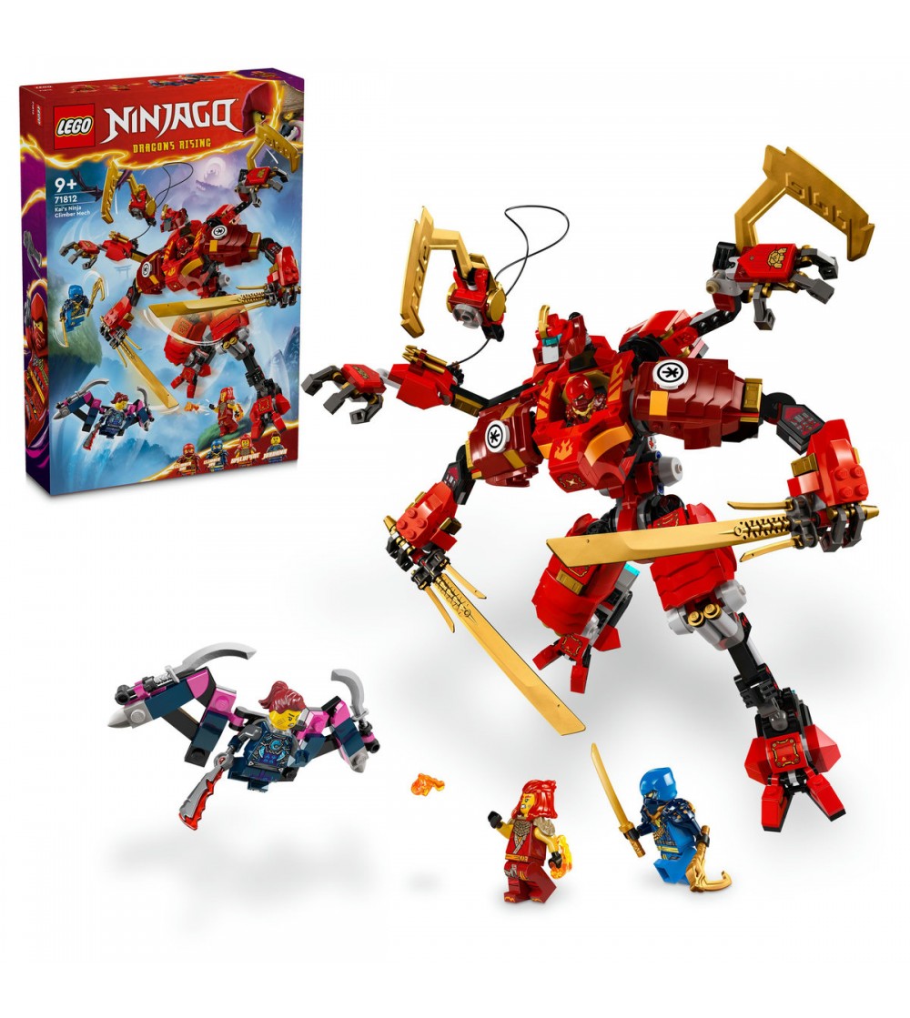 ⭐︎ka70⭐︎ LEGO Ninjago: Robotul Ninja catarator al lui Kai - 71812