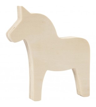 Unicorn din placaj de lemn, H13 - Art and crafts