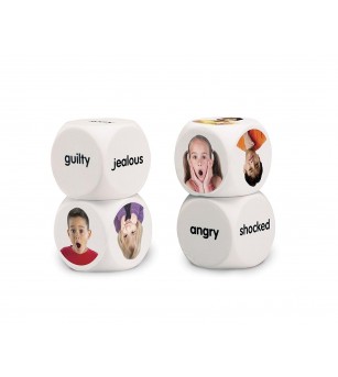 Cuburi pentru conversatii - emotii - Jucării limbaj