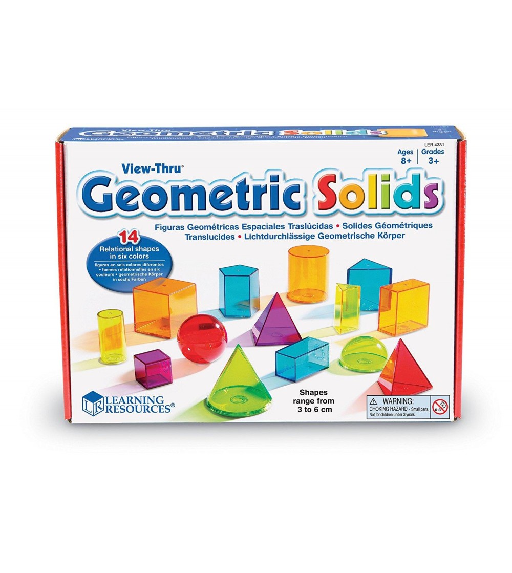 Forme geometrice colorate - Jucării matematică