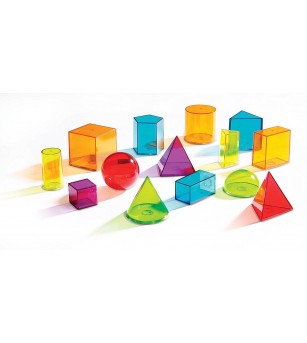 Forme geometrice colorate - Jucării matematică