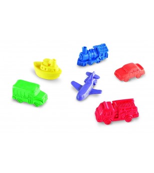 Mini vehicule pentru numarat - set 72 buc - Jucării matematică