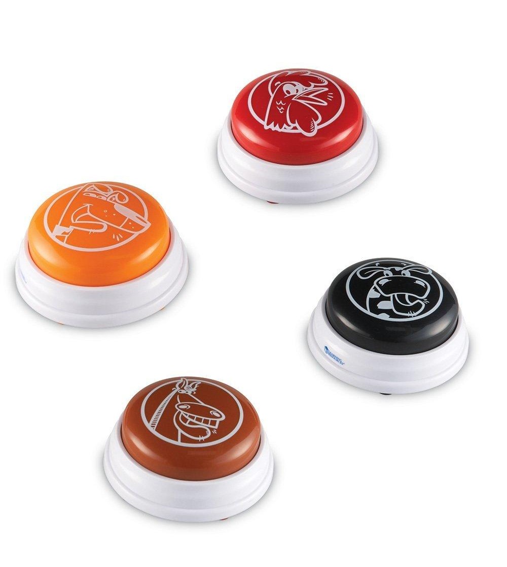 Sonerii pentru raspuns - animale - set 4 buc - Jocuri STEM