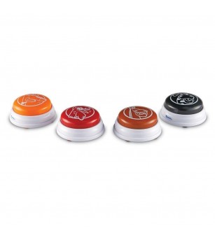 Sonerii pentru raspuns - animale - set 4 buc - Jocuri STEM