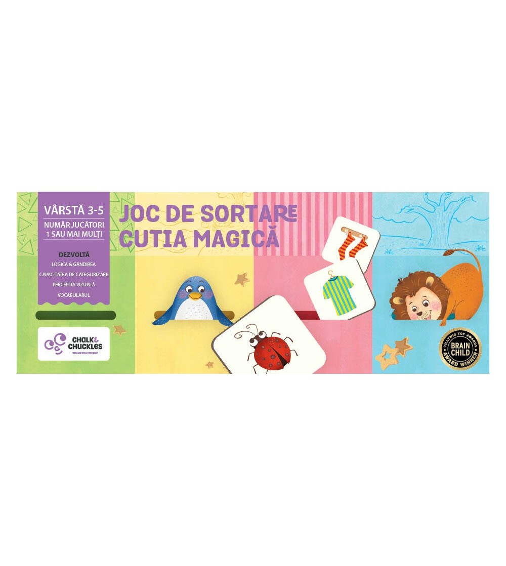 Joc de sortare Chalk & Chuckles - Cutia magica - Jocuri de observație și atenție