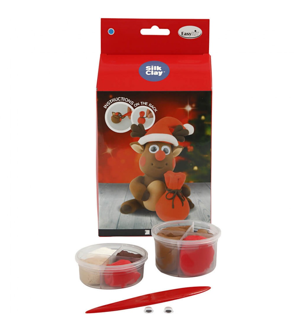 Kit DIY modelat Ren Craciun - Seturi Crăciun Kit DIY modelat Ren Craciun - Seturi Crăciun