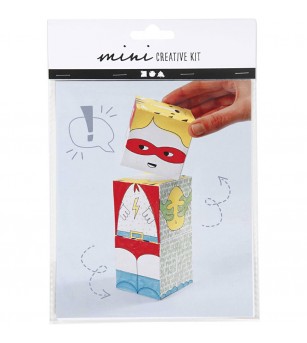Mini kit creativ - Cuburi carton Monstri - Art and crafts
