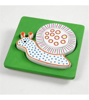 Puzzle nevopsit, din lemn - Art and crafts