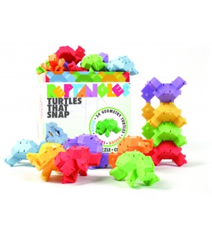 Joc de constructie Testoasele Fat Brain Toys - Jocuri construcție