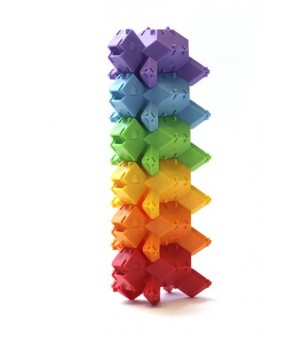 Joc de constructie Testoasele Fat Brain Toys - Jocuri construcție