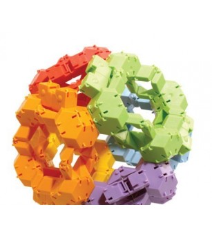 Joc de constructie Testoasele Fat Brain Toys - Jocuri construcție