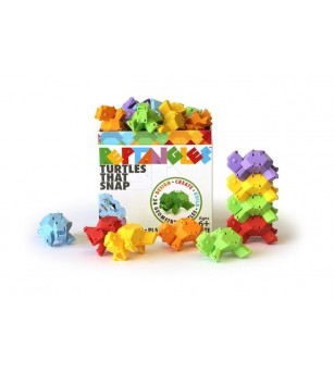 Joc de constructie Testoasele Fat Brain Toys - Jocuri construcție