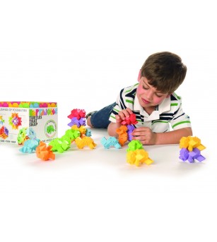 Joc de constructie Testoasele Fat Brain Toys - Jocuri construcție
