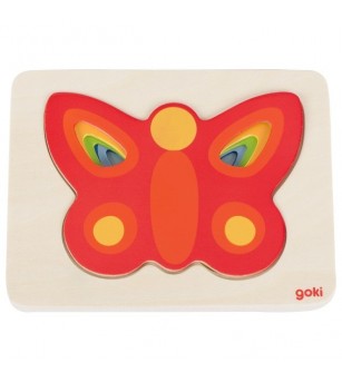 Puzzle straturi Goki Fluturasi colorati - Puzzle-uri