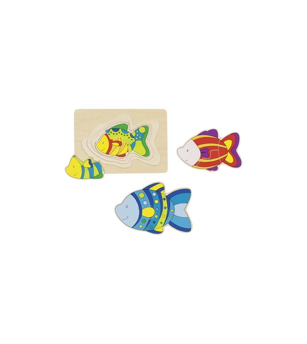 Puzzle straturi Goki Pestisori colorati - Puzzle-uri