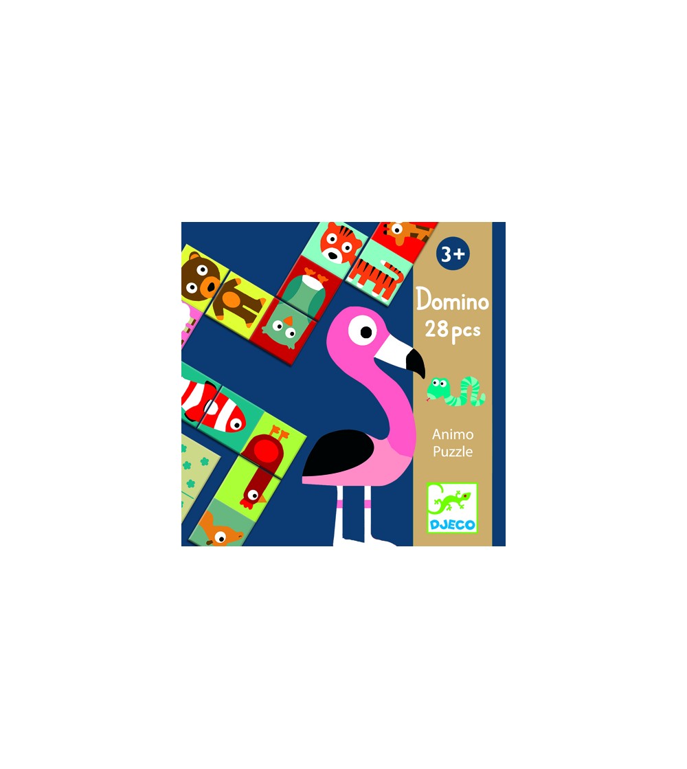 Domino animo puzzle Djeco - Jocuri logică