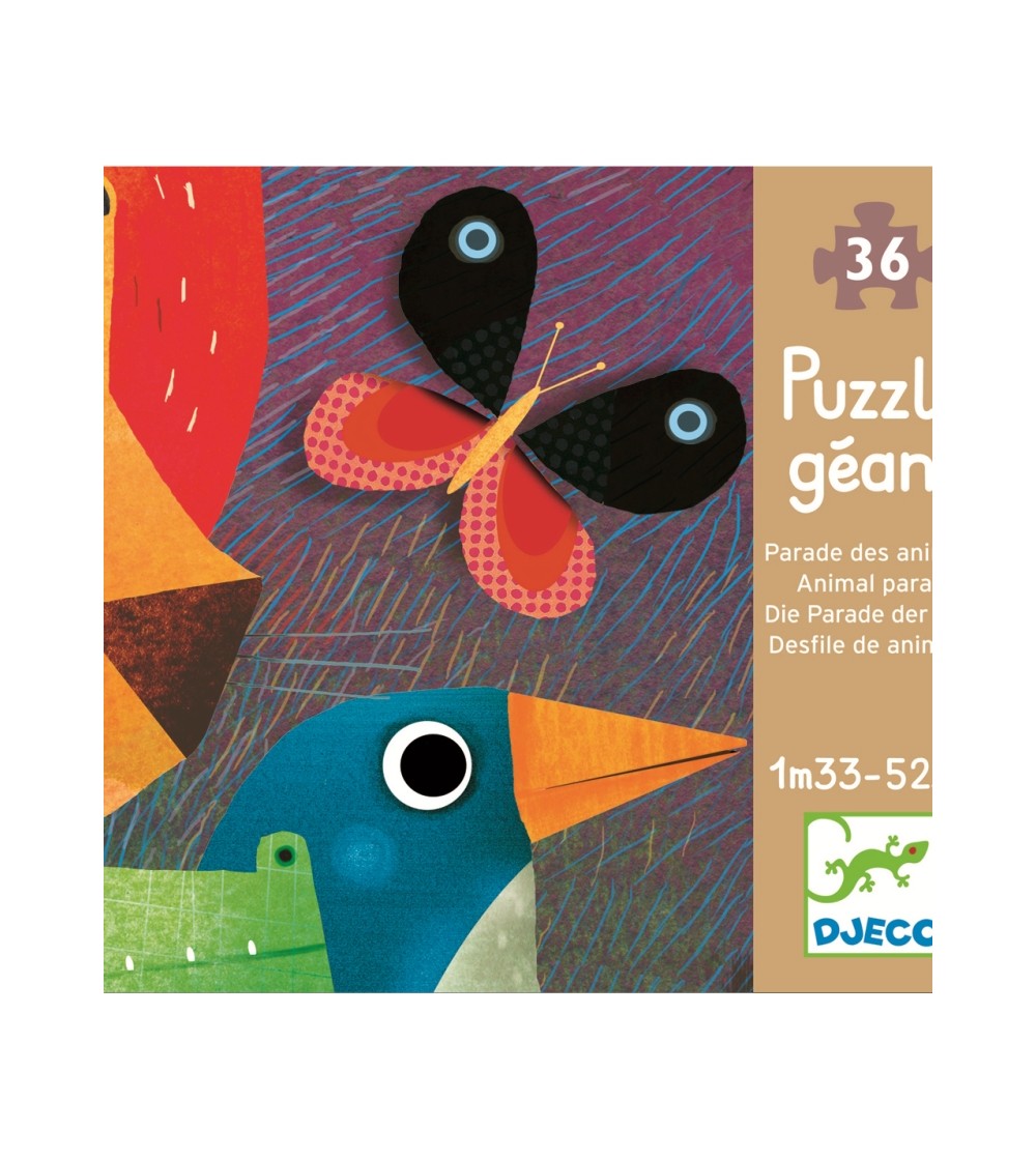 Puzzle gigant Djeco Parada animalelor - Puzzle-uri