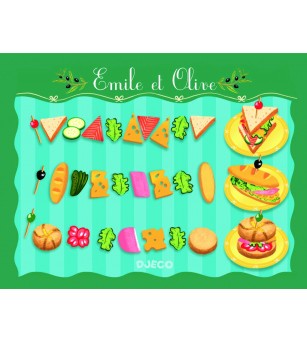 Set confectionat sandvisuri copii Djeco - Bucătărie copii
