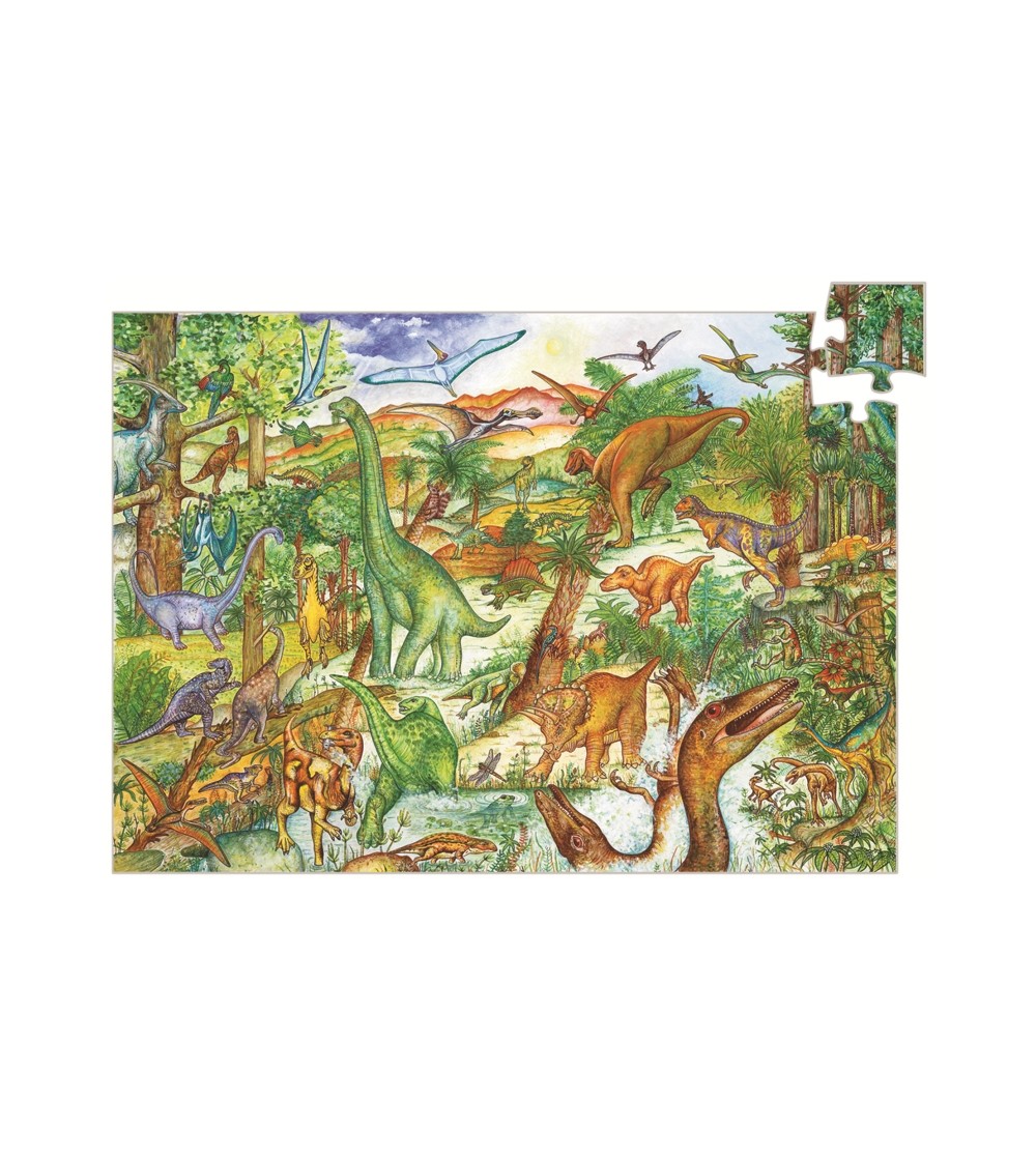 Puzzle observatie Djeco Dinozauri - Puzzle-uri