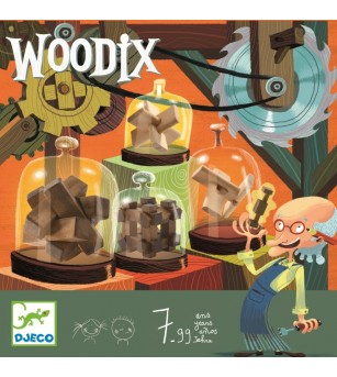 Woodix 6 jocuri logice din lemn - Jocuri logică