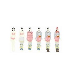 Un dressing modern de la Djeco - Seturi de cusut pentru copii
