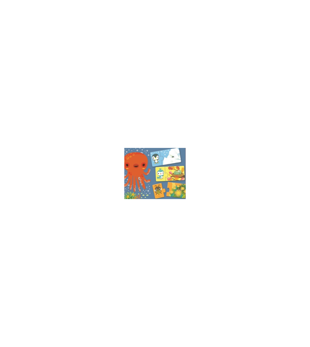 Puzzle duo Djeco Ascunselea - Puzzle-uri