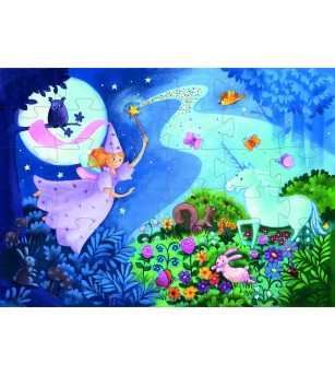 Puzzle Djeco Zana si unicornul - Puzzle-uri
