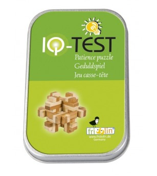Joc logic IQ din lemn bambus in cutie metalica-10 - Jocuri logică