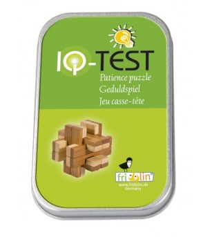 Joc logic IQ din lemn bambus in cutie metalica-8 - Jocuri logică