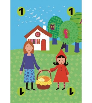 Joc de carti Djeco Scufita rosie - Jocuri de masă Joc de carti Djeco Scufita rosie - Jocuri de masă