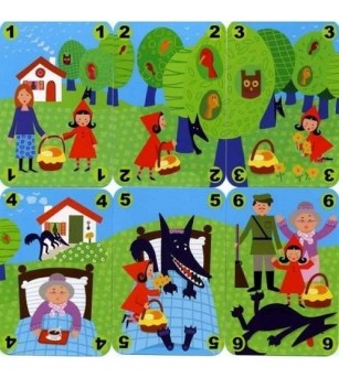 Joc de carti Djeco Scufita rosie - Jocuri de masă Joc de carti Djeco Scufita rosie - Jocuri de masă