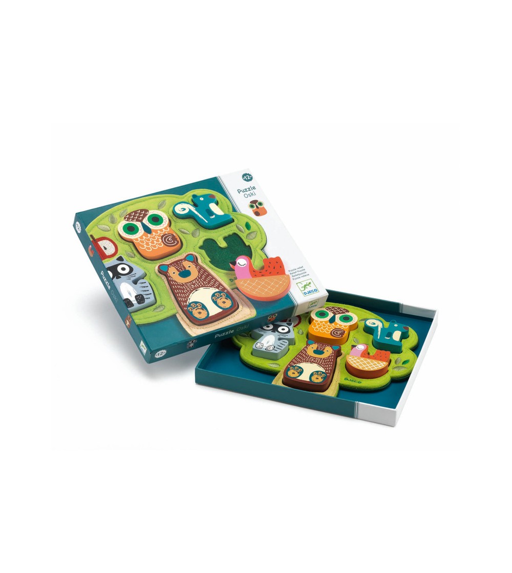 Puzzle cu animale Oski - Puzzle-uri