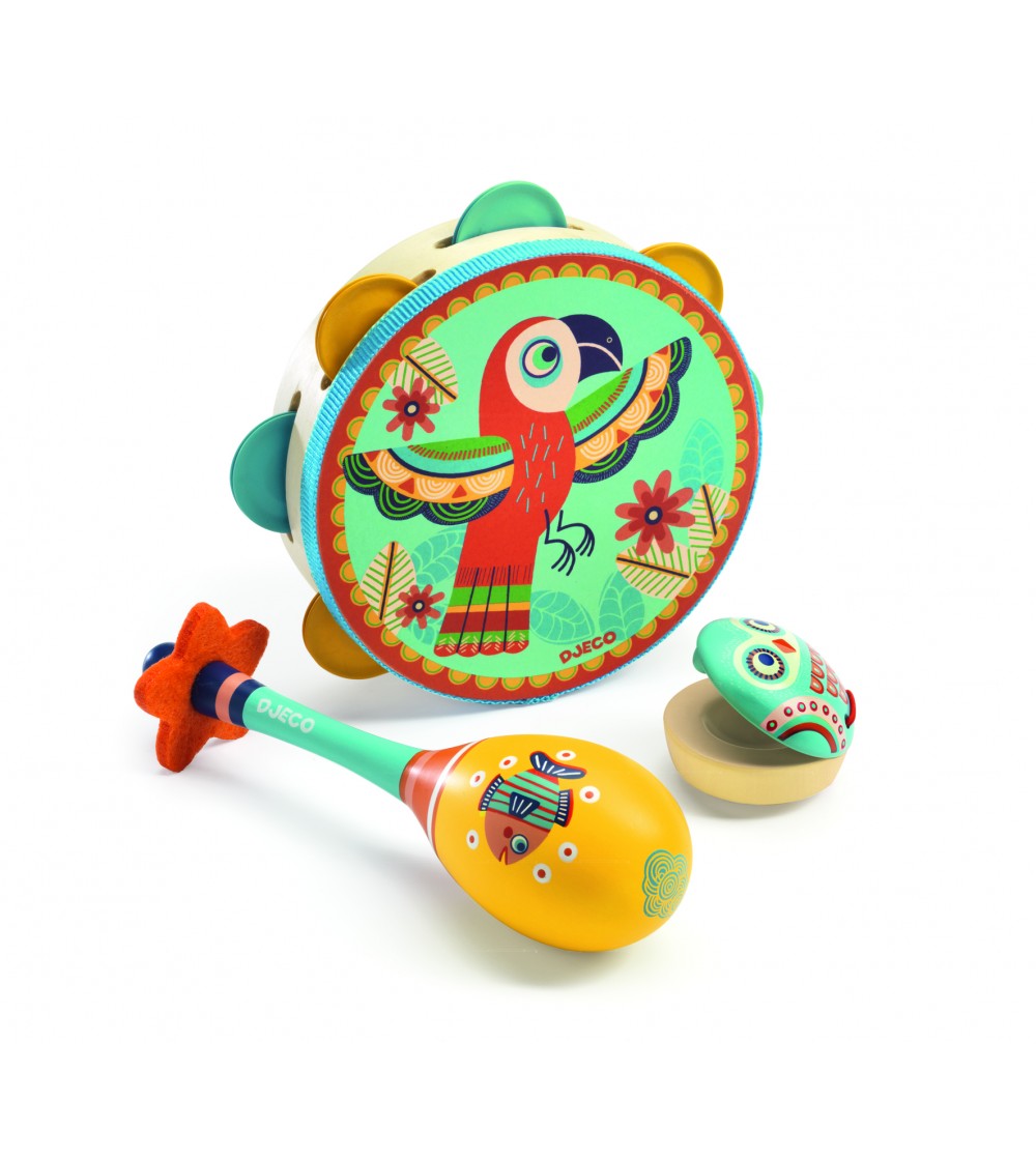 Set instrumente muzicale Djeco - Set instrumente muzicale