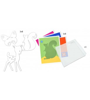 Pictura cu bile din sticla, Djeco - Seturi de pictura și desenat