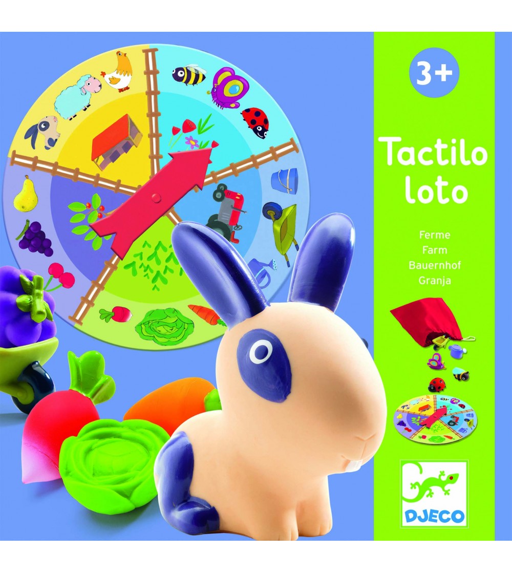 Ferma Tactilo Loto joc Djeco - Jocuri de masă