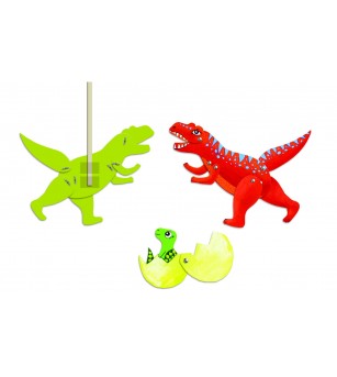 Dinozauri in miscare - Seturi cu stickere și colaje