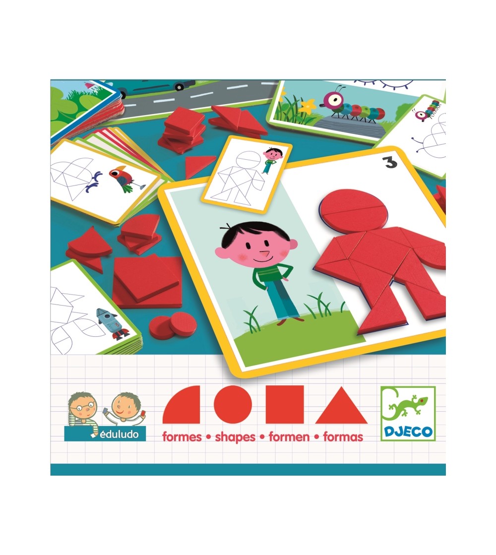 Eduludo Djeco forme geometrice - Jucării creativ-educative