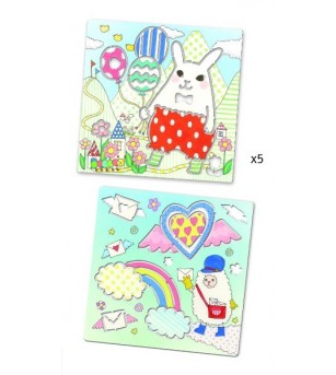 Sabloane Djeco, O lume magica - Sabloane desenat pentru copii