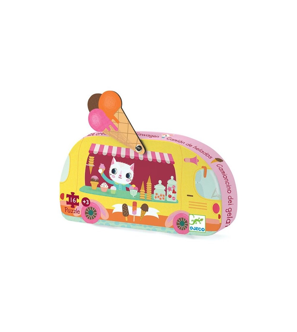 Puzzle Djeco - Masina de inghetata - Puzzle-uri