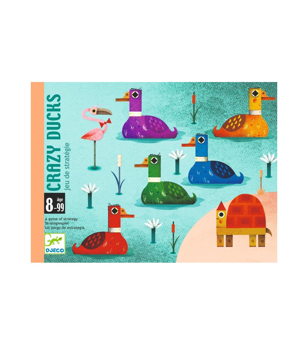 Joc de carti Djeco Crazy ducks - Jocuri de observație și atenție