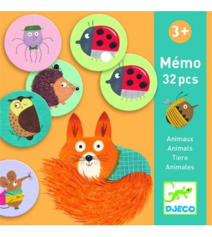 Memo Djeco, Animale - Jocuri de memorie și asociere