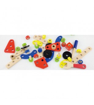 Set de constructie cu 68 de piese - Jocuri construcție