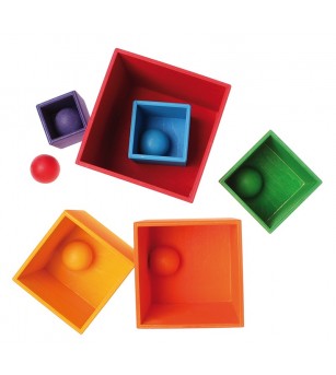 Set de 6 bile mari - Jucării de lemn si Montessori