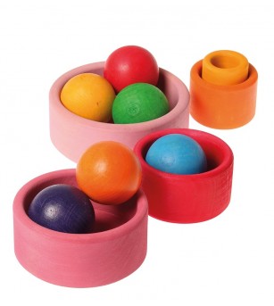 Set de boluri, lollipop - jucarie SPIEL GUT - Jucării de lemn si Montessori