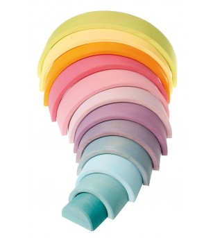Set Pastel, 12 piese - Jucării de lemn si Montessori