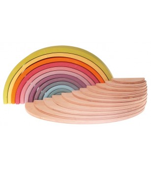 Set Pastel, 12 piese - Jucării de lemn si Montessori