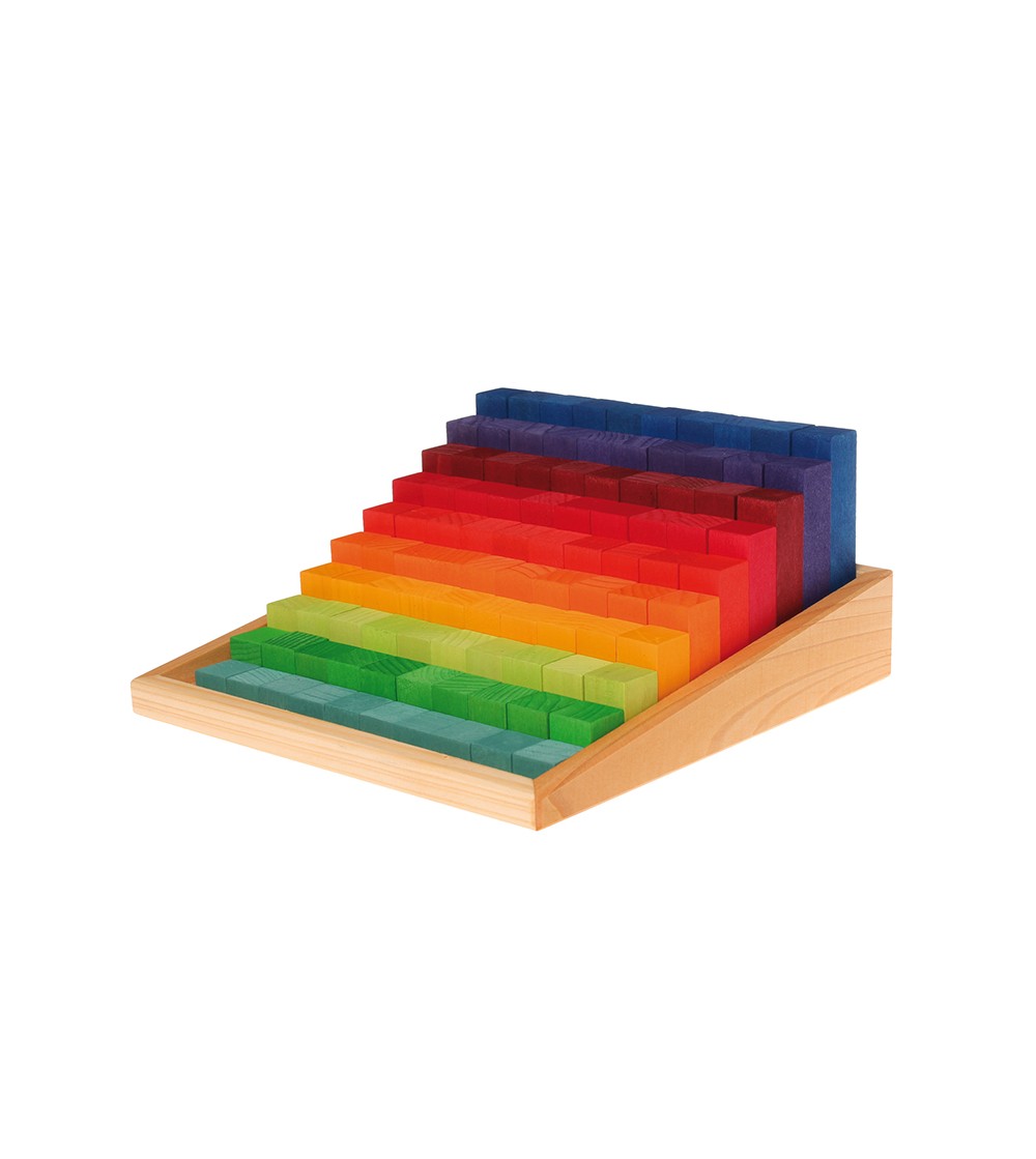 Joc de construit si numarat - Jucării de lemn si Montessori