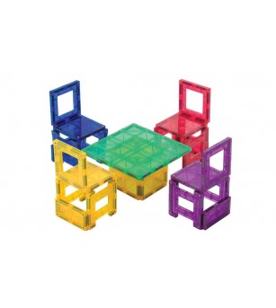 Set Playmags 150 piese magnetice de construcție - Jucarii magnetice