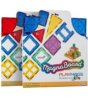 Placă de bază pentru construcții Playmags MagnaBoard - Stabilizatoare - Jucarii magnetice