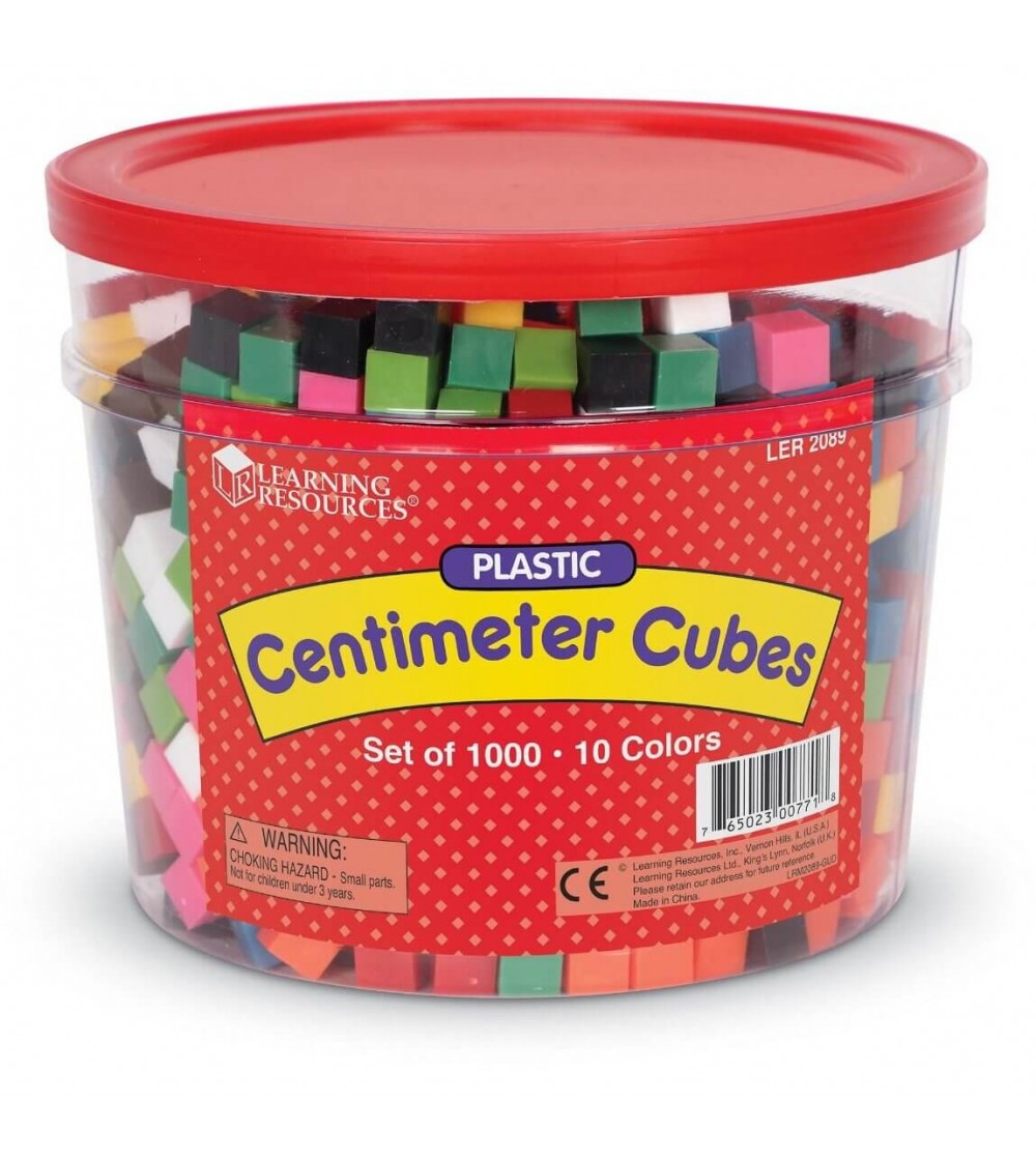 Cuburi multicolore (1cm) - Jucării matematică